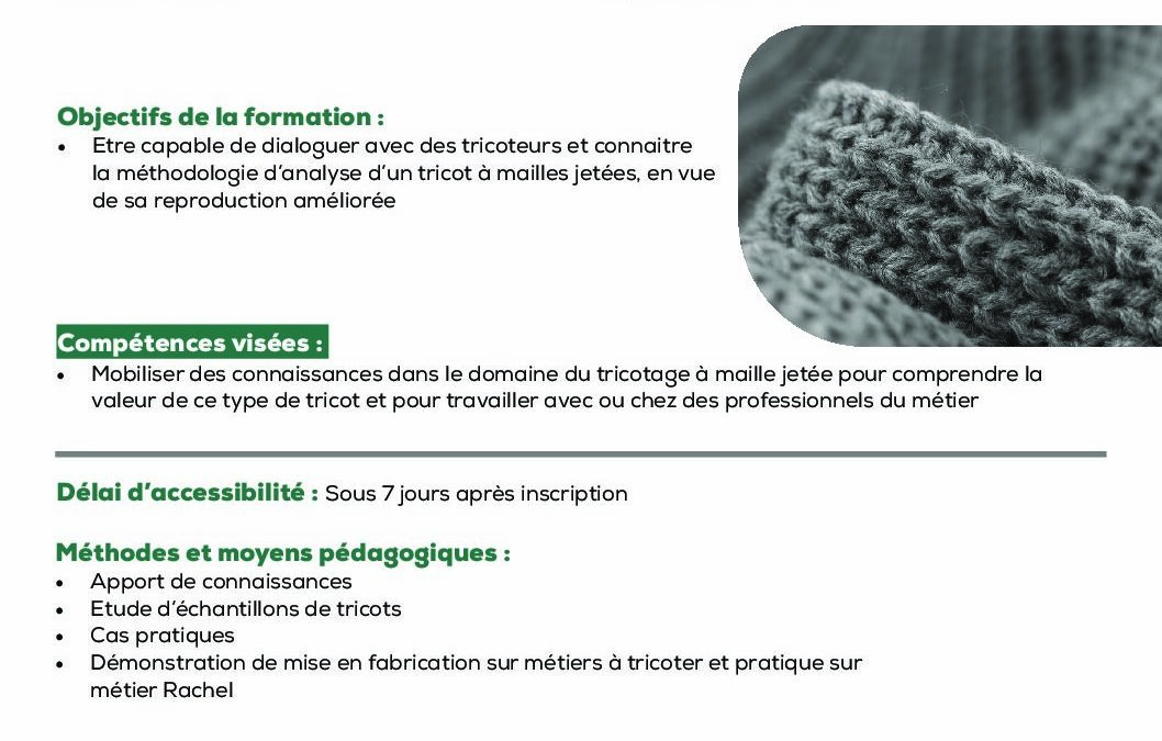 ST54 Le tricot indémaillable
